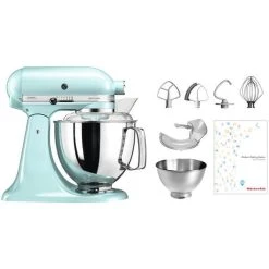 KitchenAid KSM 200 Bleu Glacier Swiss Edition - Robot De Cuisine