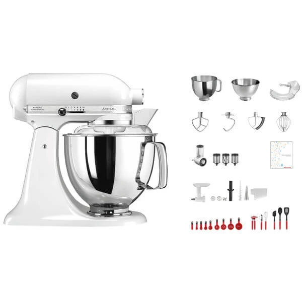 KitchenAid Swiss Anniversary Set KSM200 Blanc - Robot De Cuisine 1 KitchenAid Swiss Anniversary Set KSM200 Blanc - Robot De Cuisine