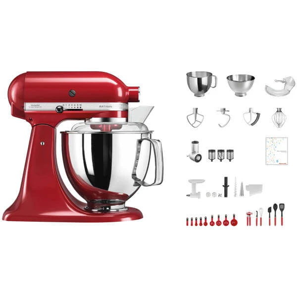KitchenAid Swiss Anniversary Set KSM200 Rouge - Robot De Cuisine 1 KitchenAid Swiss Anniversary Set KSM200 Rouge - Robot De Cuisine