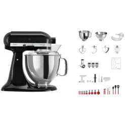 KitchenAid Swiss Anniversary Set KSM200 Noir - Robot De Cuisine