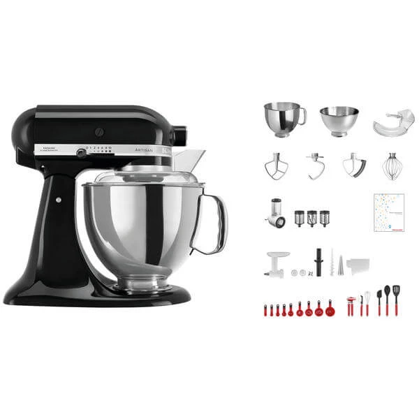 KitchenAid Swiss Anniversary Set KSM200 Noir - Robot De Cuisine 1 KitchenAid Swiss Anniversary Set KSM200 Noir - Robot De Cuisine