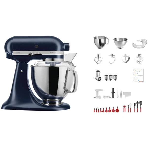 KitchenAid Swiss Anniversary Set KSM200 Bleu Foncé - Robot De Cuisine 1 KitchenAid Swiss Anniversary Set KSM200 Bleu Foncé - Robot De Cuisine