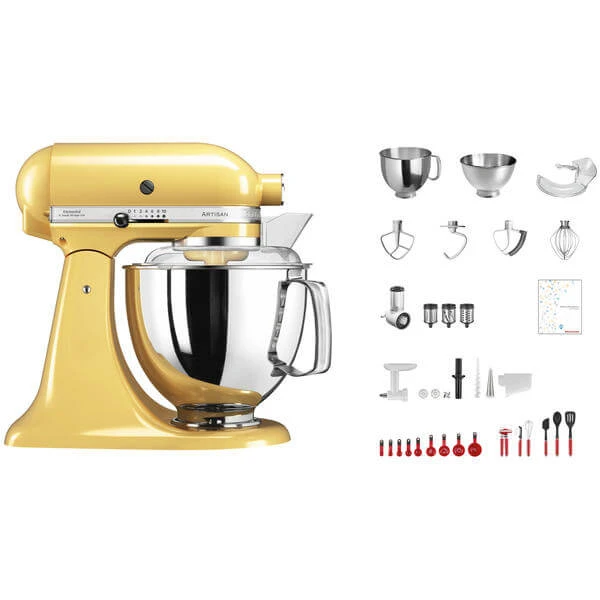KitchenAid Swiss Anniversary Set KSM200 Jaune Pastel - Robot De Cuisine 1 KitchenAid Swiss Anniversary Set KSM200 Jaune Pastel - Robot De Cuisine