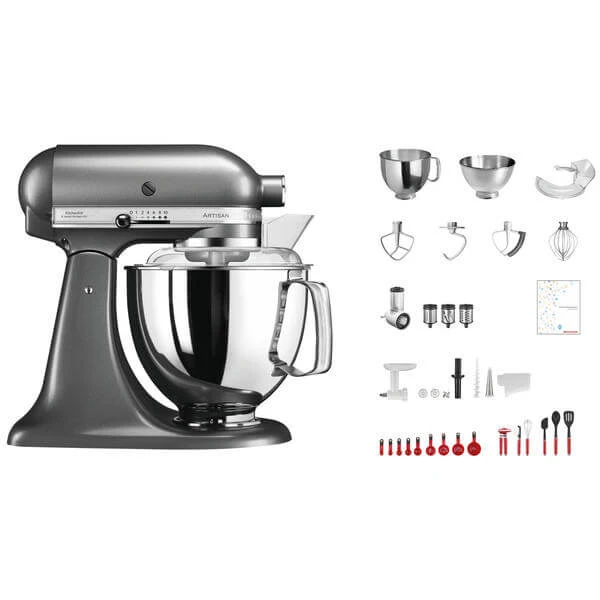 KitchenAid Swiss Anniversary Set KSM200 Médaillon En Argent - Robot De Cuisine 1 KitchenAid Swiss Anniversary Set KSM200 Médaillon En Argent - Robot De Cuisine