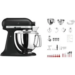 KitchenAid Swiss Anniversary Set KSM200 Fer Noir - Robot De Cuisine