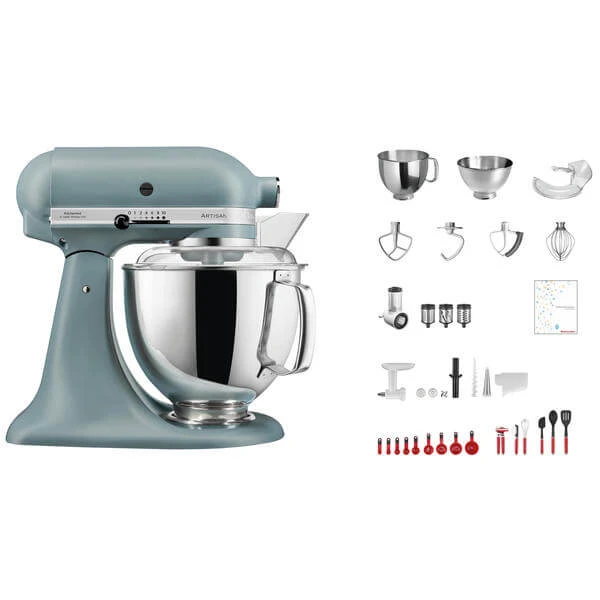 KitchenAid Swiss Anniversary Set KSM200 Gris-bleu - Robot De Cuisine 1 KitchenAid Swiss Anniversary Set KSM200 Gris-bleu - Robot De Cuisine