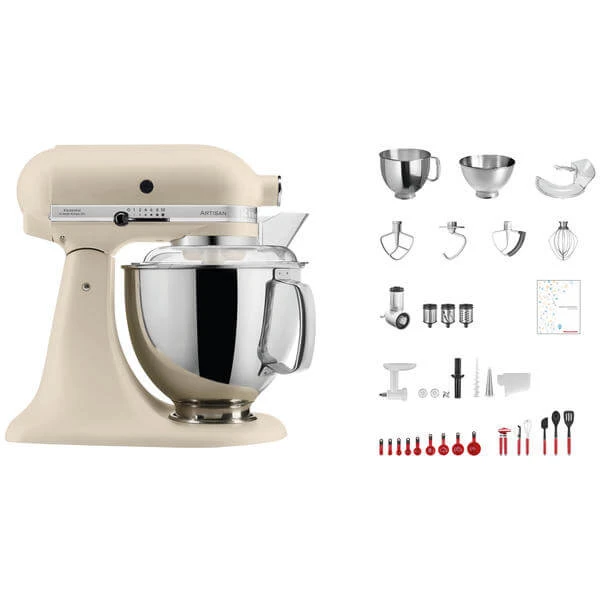 KitchenAid Swiss Anniversary Set KSM200 Fresh Linen - Robot De Cuisine 1 KitchenAid Swiss Anniversary Set KSM200 Fresh Linen - Robot De Cuisine