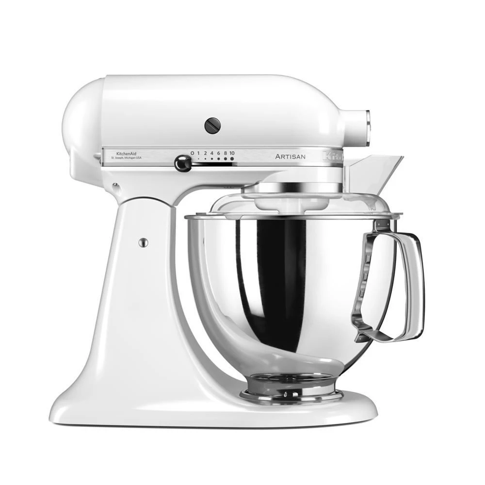 KitchenAid Robot Pâtissier Artisan Multifonction 5KSM175PSEMS – Blanc 2 KitchenAid Robot Pâtissier Artisan Multifonction 5KSM175PSEMS – Blanc – Image 2
