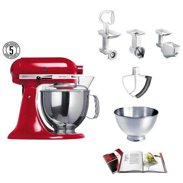 KitchenAid KSM150 Set 11 Red - Robot De Cuisine 2 KitchenAid KSM150 Set 11 Red - Robot De Cuisine – Image 2