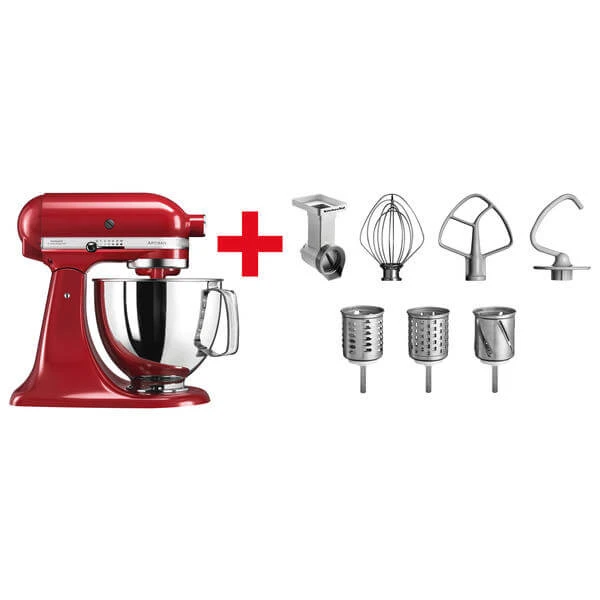 KitchenAid KSM 125 Red Set - Robot De Cuisine 1 KitchenAid KSM 125 Red Set - Robot De Cuisine
