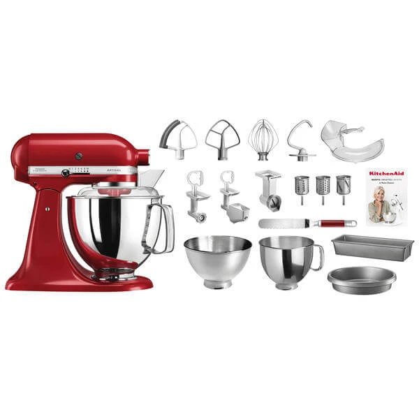 KitchenAid KSM 175 Nadia Damaso`s Set Rouge - Robot De Cuisine 1 KitchenAid KSM 175 Nadia Damaso`s Set Rouge - Robot De Cuisine