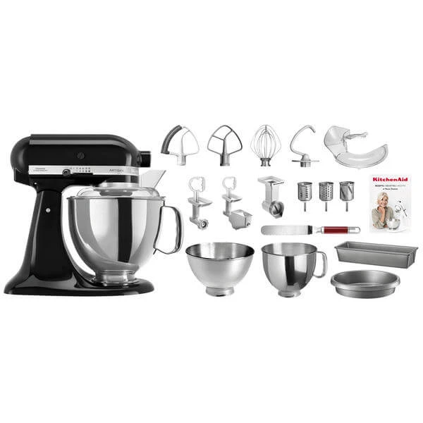 KitchenAid KSM 175 Nadia Damaso`s Set Noir - Robot De Cuisine 1 KitchenAid KSM 175 Nadia Damaso`s Set Noir - Robot De Cuisine