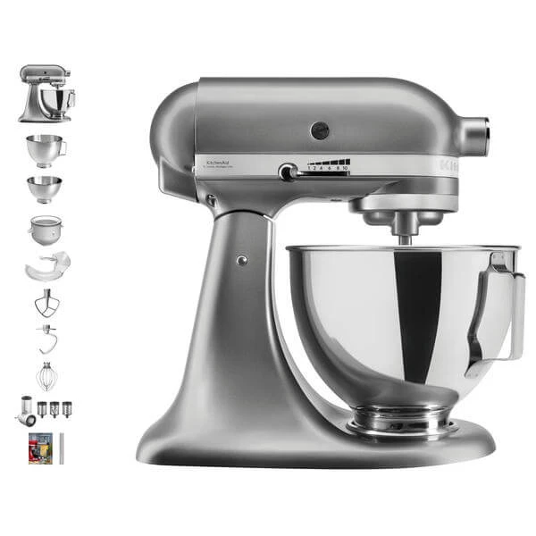 KitchenAid 100 Ans Silver Set - Robot De Cuisine 1 KitchenAid 100 Ans Silver Set - Robot De Cuisine