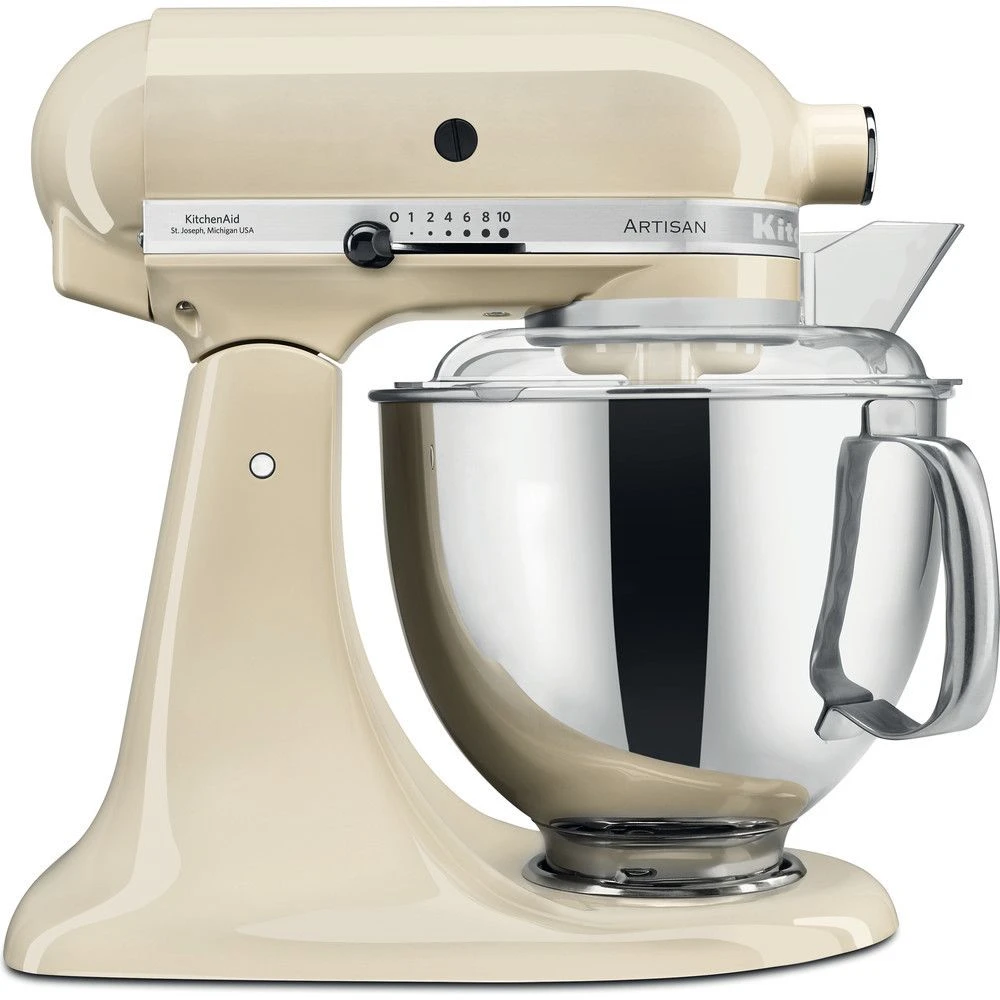 KitchenAid Robot Multifonction De 4,8L 300W Crème Argent 1 KitchenAid Robot Multifonction De 4,8L 300W Crème Argent
