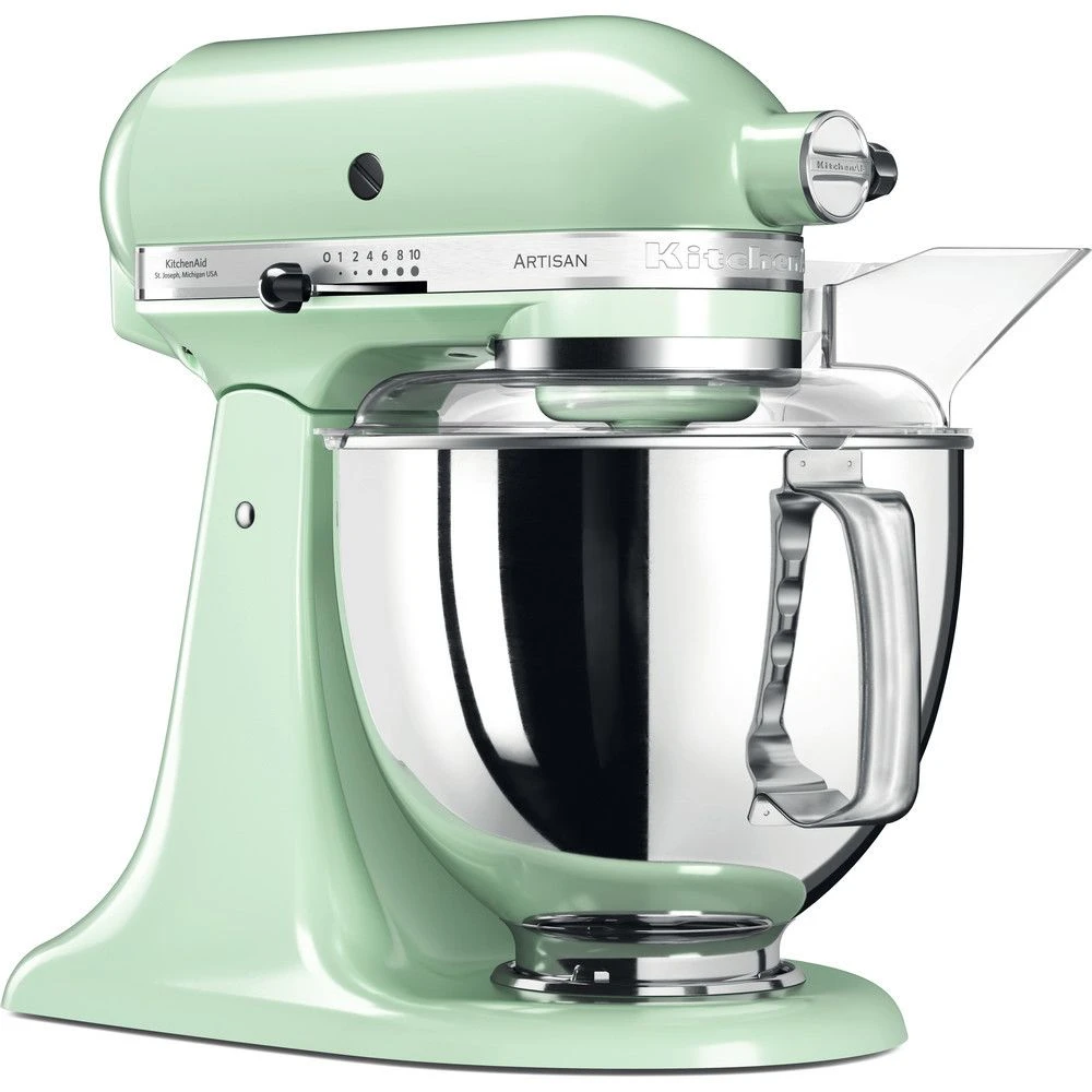 KitchenAid Robot Multifonction De 4,8L 300W Macaron Pistache Argent 1 KitchenAid Robot Multifonction De 4,8L 300W Macaron Pistache Argent