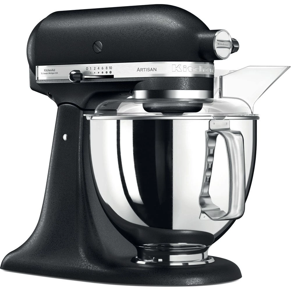 KitchenAid Robot Multifonction De 4,8L 300W Truffe Noire Argent 1 KitchenAid Robot Multifonction De 4,8L 300W Truffe Noire Argent