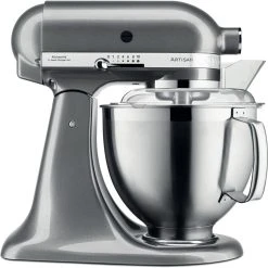KitchenAid Robot Multifonction à Tête Inclinable De 4,8L 300W Gris étain Argen...
