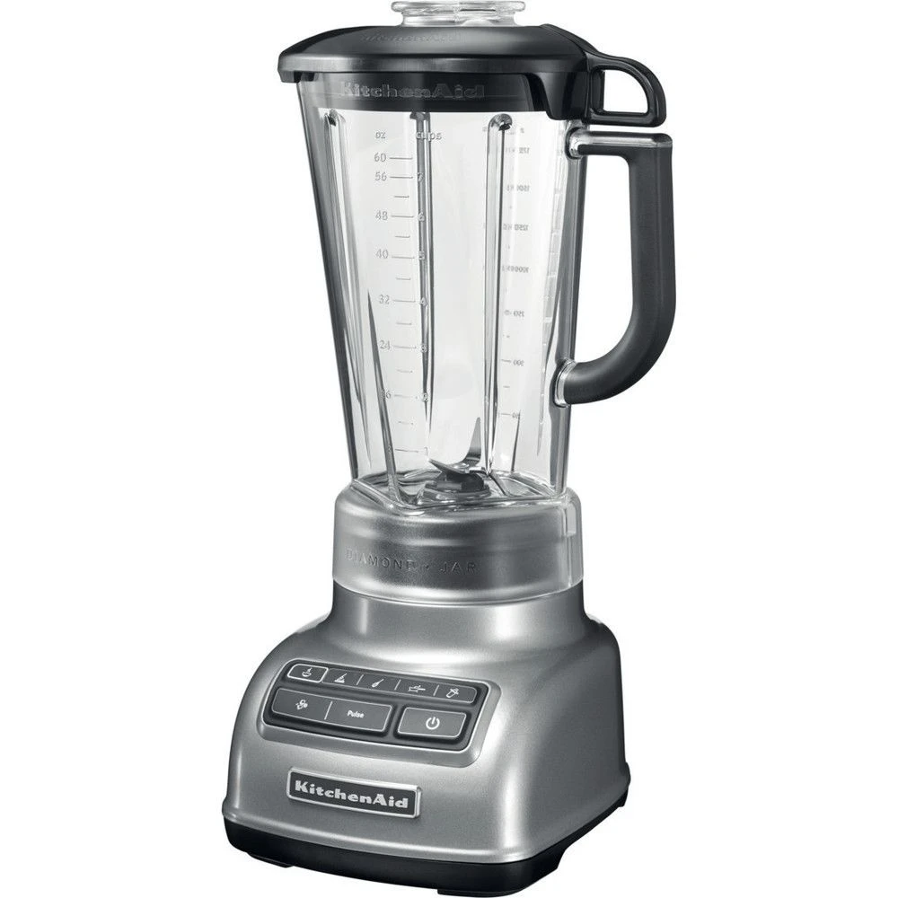 KitchenAid Blender Mixeur électrique De 1,75L 550W Gris Argent 1 KitchenAid Blender Mixeur électrique De 1,75L 550W Gris Argent