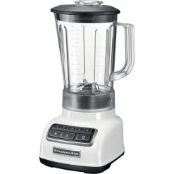 KitchenAid Blender Mixeur électrique De 1,75L Avec 5 Vitesses 550W Blanc Gris