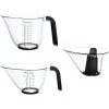 KitchenAid Accessoire Robot Pâtissier - 3 Verres Doseurs Mesureurs