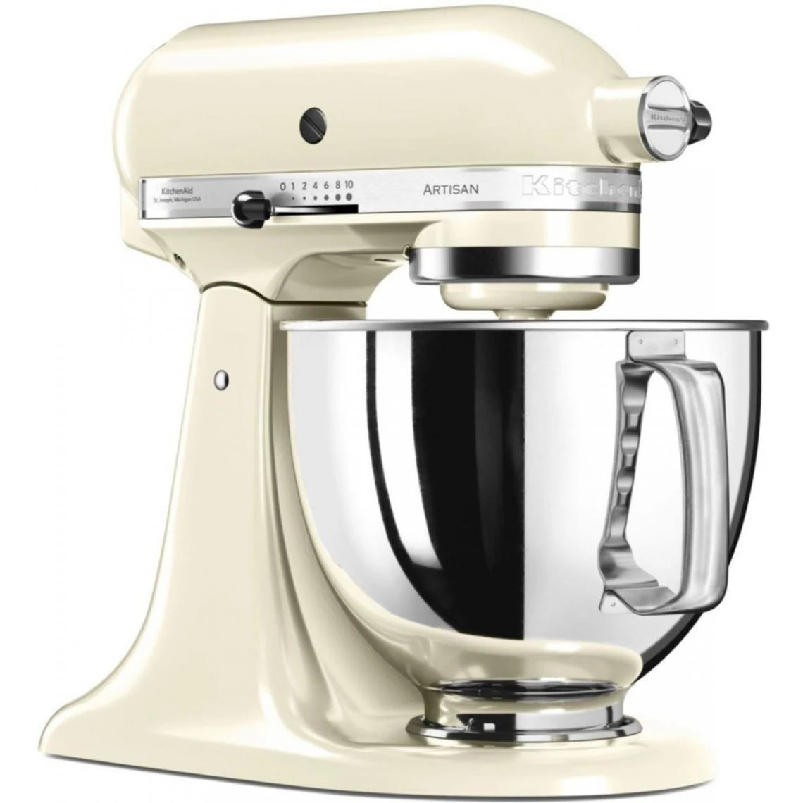 KitchenAid Artisan Robot Pâtissier 4.8 Litres - Crème + Livre De Recettes Pour ... 3 KitchenAid Artisan Robot Pâtissier 4.8 Litres - Crème + Livre De Recettes Pour ... – Image 3
