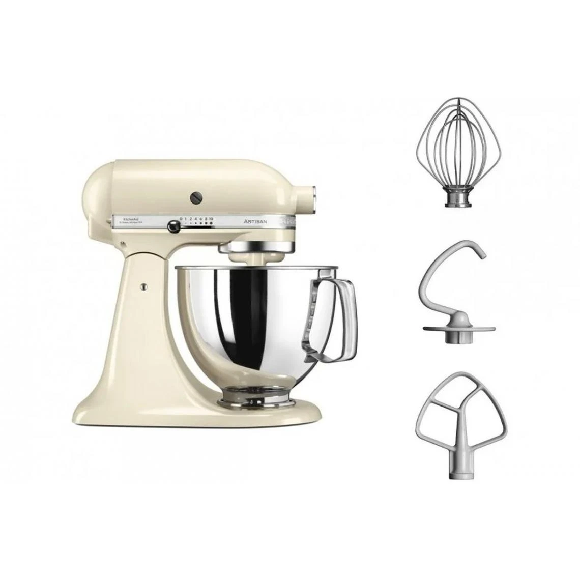 KitchenAid Artisan Robot Pâtissier 4.8 Litres - Crème 3 KitchenAid Artisan Robot Pâtissier 4.8 Litres - Crème – Image 3