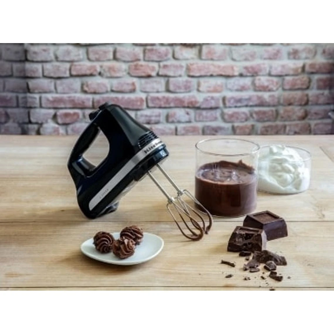 Batteur 5 Vitesses Kitchenaid 5KHM5110 Noir 2 Batteur 5 Vitesses Kitchenaid 5KHM5110 Noir – Image 2