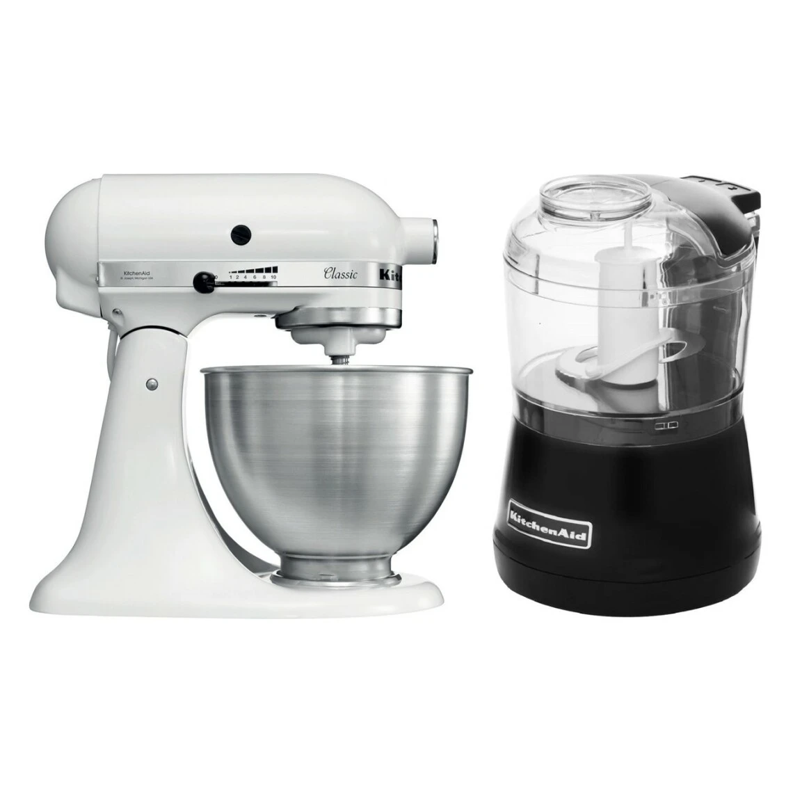 KitchenAid Robot Pâtissier à Tête Inclinable 4.3 Litres - Blanc + Hachoir Kitc... 1 KitchenAid Robot Pâtissier à Tête Inclinable 4.3 Litres - Blanc + Hachoir Kitc...