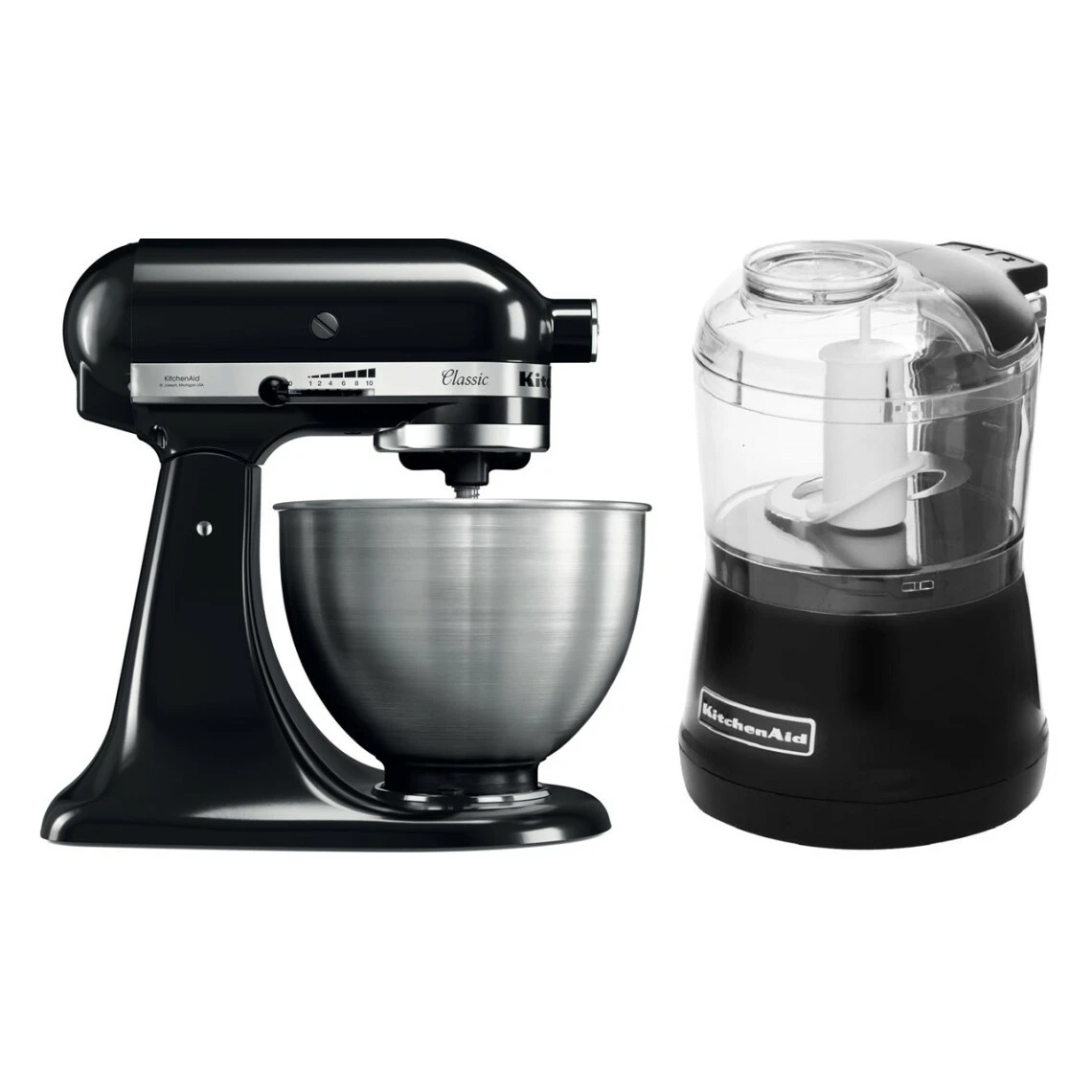 KitchenAid Robot Pâtissier 4,3L - Classic 5K45SS - Noir Réglisse + Hachoir Kitc... 1 KitchenAid Robot Pâtissier 4,3L - Classic 5K45SS - Noir Réglisse + Hachoir Kitc...
