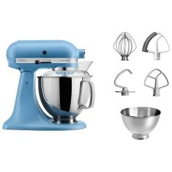 KitchenAid Robot Culinaire Artisan 4,8 L Vintage Bleu