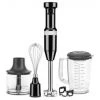KitchenAid KITCHEN AID 5KHBV83EOB - Mixeur Plongeant Compact Avec Fil 180W - Axe Mélangeur Amovible Avec Lame En Acier Inoxydable - Noir Onyx