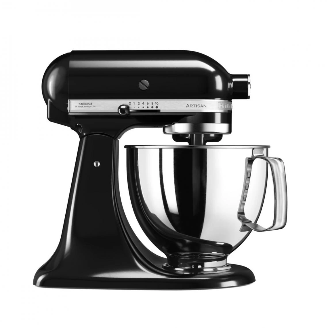 Kitchenaid 5KSM125EOB Artisan Robot Pâtissier Noir Onyx 4.8 L 300 W 1 Kitchenaid 5KSM125EOB Artisan Robot Pâtissier Noir Onyx 4.8 L 300 W