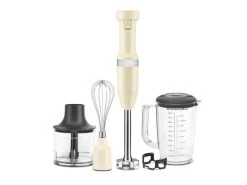 Pied Mixeur Kitchenaid Mixeur Plongeant Avec Fil 180w Crème - Kitchenaid - 5khbv83eac