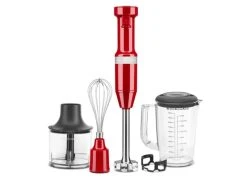 KitchenAid 5KHBV83EER Mixeur Plongeant, Rouge Impérial