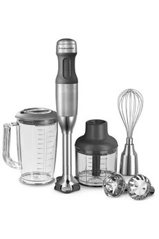 KitchenAid 5KHB2571ESX - Mixeur à Main - 180 Watt - Acier Inoxydable