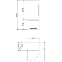 Réfrigérateur KITCHENAID Américain Façade Inox INTÉGRABLE KCZCX 2... 6 Réfrigérateur KITCHENAID Américain Façade Inox INTÉGRABLE KCZCX 2... -KitchenAid Shop refrigerateur kitchenaid americain facade inox intgrable kczcx 20901r 10508490 27232272 1140x1140