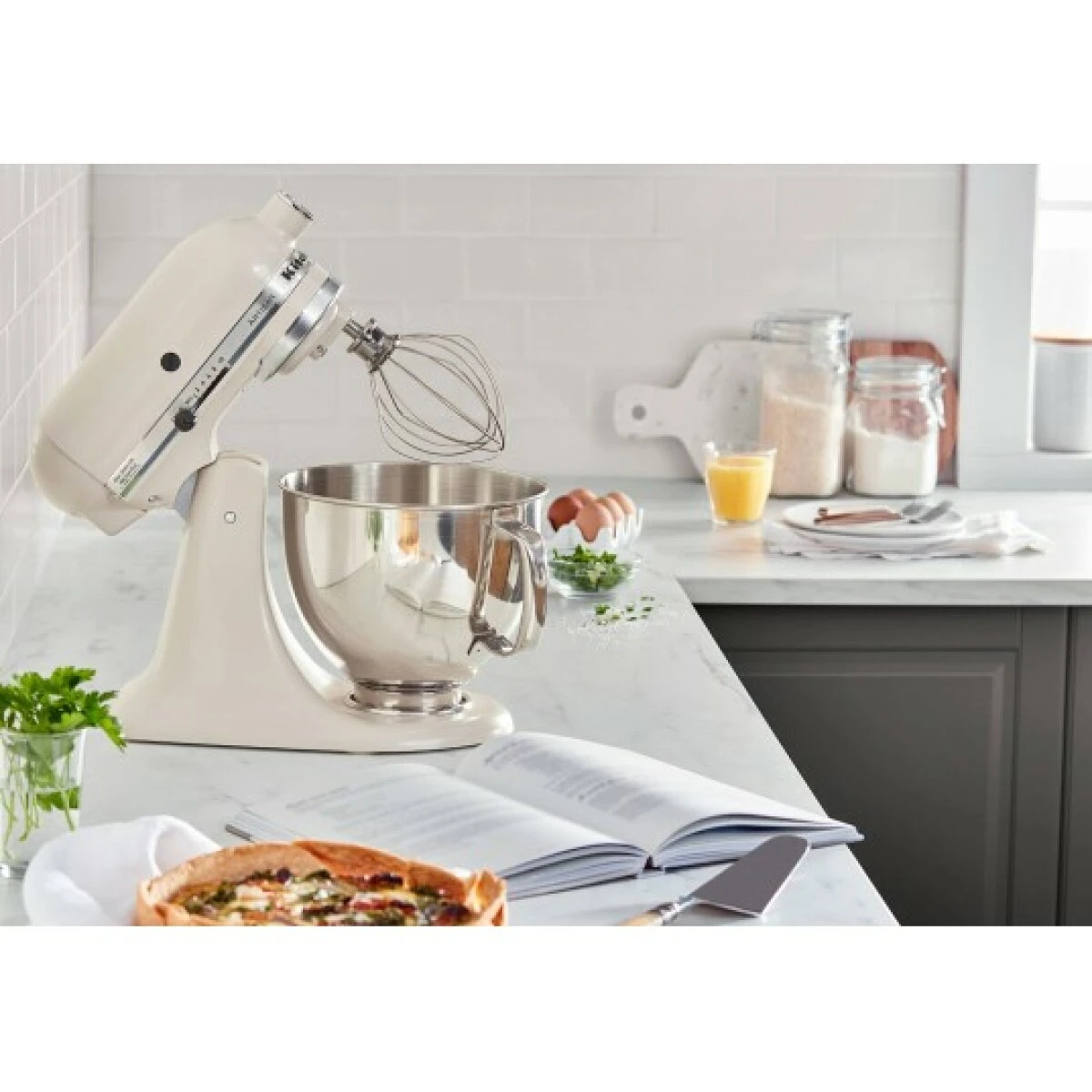 KitchenAid Robot Pâtissier 5KSM125EMH Robot Pâtissier Milkshake Mat 4.8L 2 KitchenAid Robot Pâtissier 5KSM125EMH Robot Pâtissier Milkshake Mat 4.8L – Image 2
