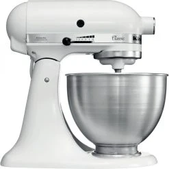 KitchenAid Robot Pâtissier à Tête Inclinable 4.3 Litres - Blanc