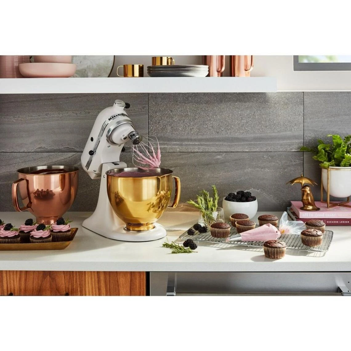 KitchenAid Robot Pâtissier à Tête Inclinable 4.3 Litres - Blanc + Hachoir Kitc... 7 KitchenAid Robot Pâtissier à Tête Inclinable 4.3 Litres - Blanc + Hachoir Kitc... – Image 7