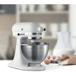 KitchenAid Robot Pâtissier à Tête Inclinable 4.3 Litres - Blanc + Hachoir Kitc... 17 KitchenAid Robot Pâtissier à Tête Inclinable 4.3 Litres - Blanc + Hachoir Kitc... -KitchenAid Shop robot patissier a tete inclinable 4 3 litres blanc 7 1140x1140 1