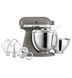 Robot Pâtissier KITCHENAID 5KSM185PSEGR Artisan Gris Impérial