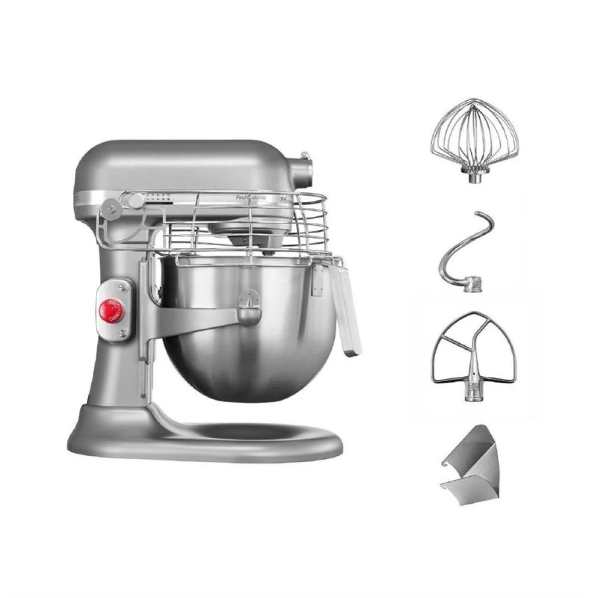Robot Pâtissier Professionnel Argent 6,9L - Kitchenaid - Zinc6,9 3 Robot Pâtissier Professionnel Argent 6,9L - Kitchenaid - Zinc6,9 – Image 3