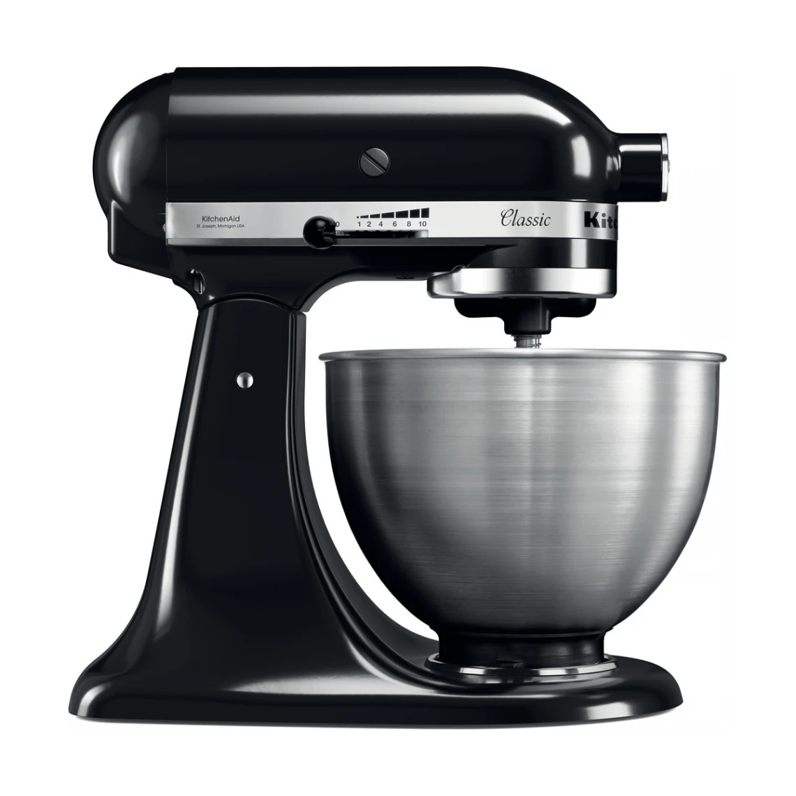 KitchenAid Robot Pâtissier 4,3L - Classic 5K45SS - Noir Réglisse + Hachoir Kitc... 2 KitchenAid Robot Pâtissier 4,3L - Classic 5K45SS - Noir Réglisse + Hachoir Kitc... – Image 2