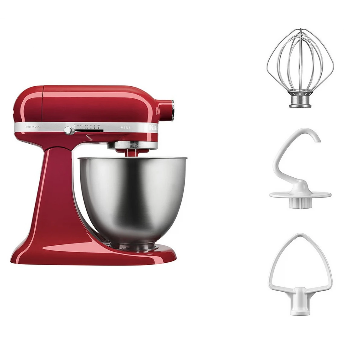KitchenAid Robot Pâtissier Artisan Mini 3,3L Rouge Empire 2 KitchenAid Robot Pâtissier Artisan Mini 3,3L Rouge Empire – Image 2