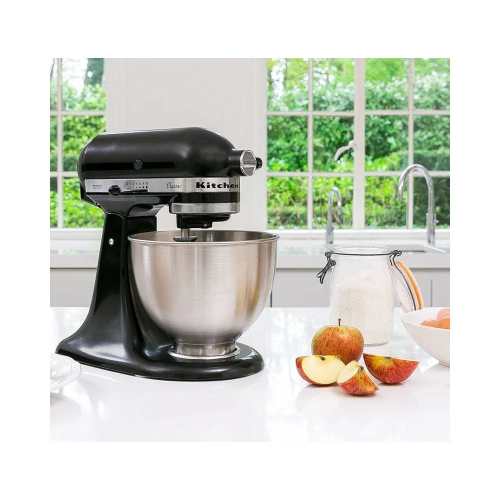 KitchenAid Robot Multifonction De 4,3L 275W Noir Argent 1 KitchenAid Robot Multifonction De 4,3L 275W Noir Argent